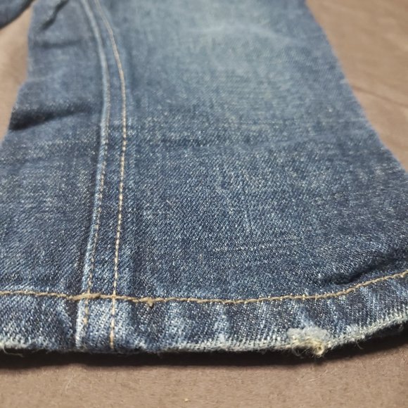 Levi's Blue Jeans Denim Slight Distressed Style Straight Leg 18 Month Size - Picture 5 of 11